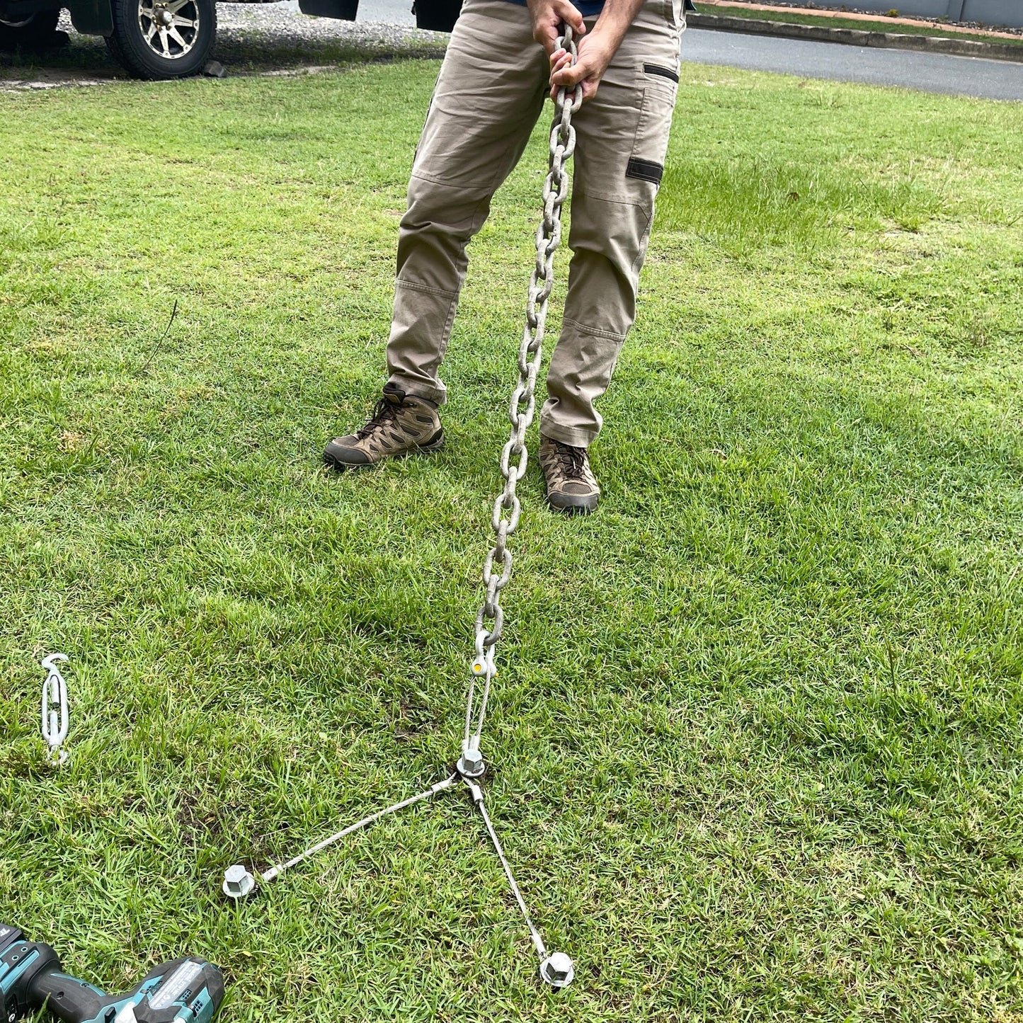 Cable Tie Downs | 400x6mm | Dual End Loops | Trampoline bases | Swing sets | Horse Jumps