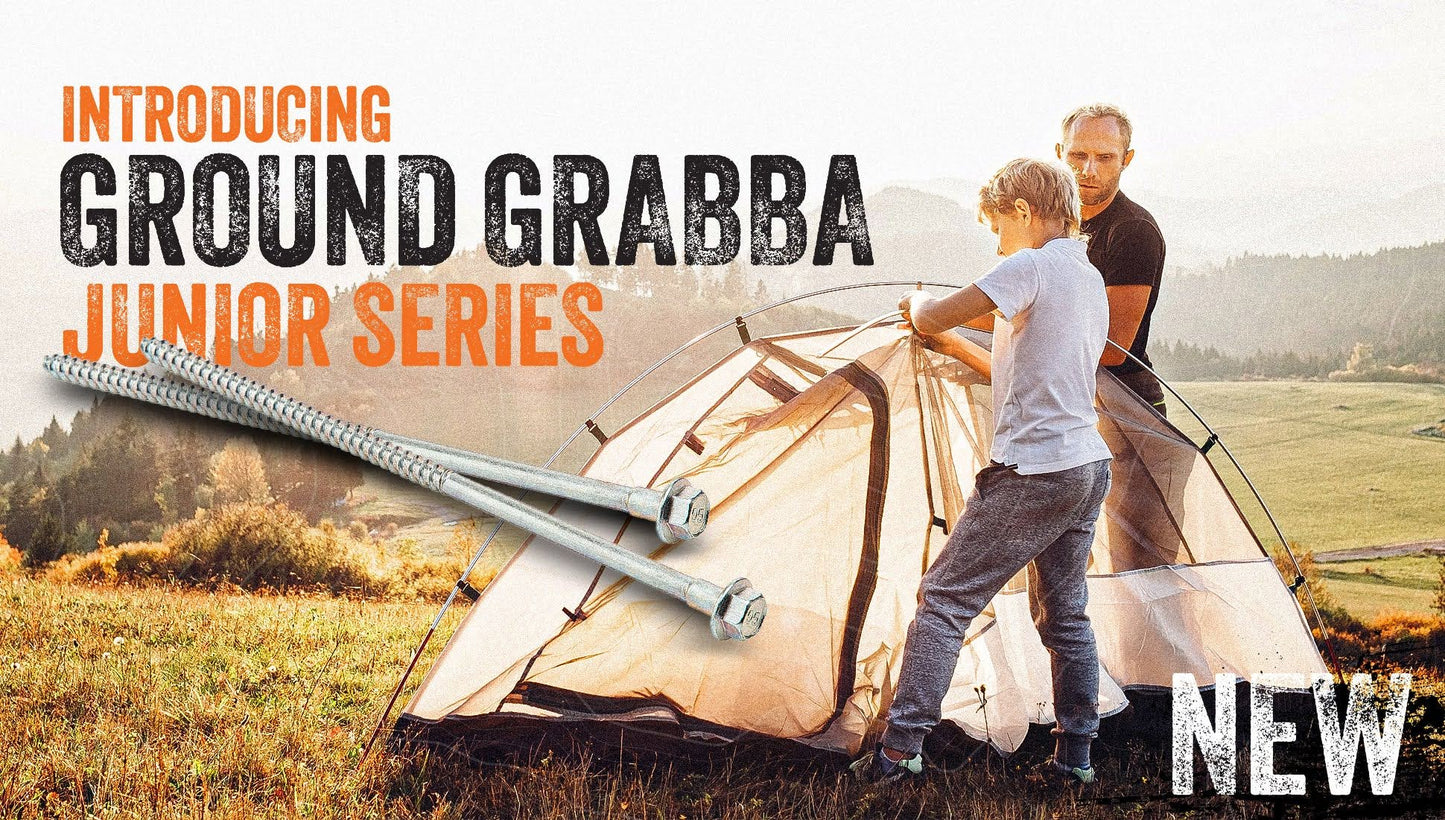 GroundGrabba Junior 4 Stake - 13 Piece Kit