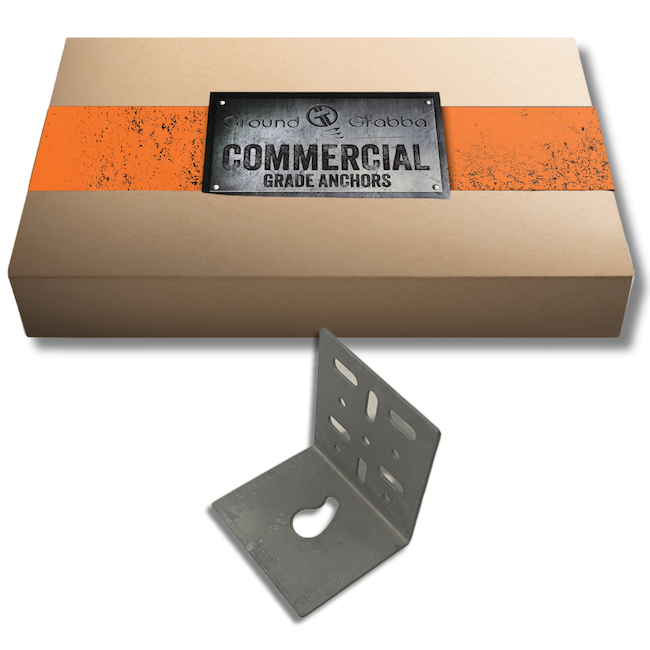 GroundGrabba | Multi L Bracket | Adapt to Pipes, Walls, Frames & More | 3.5mm Mild Steel | Hot Dip Galvanised