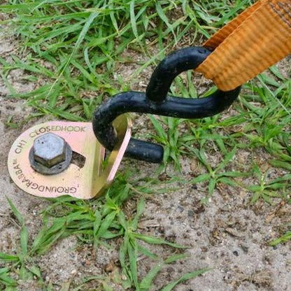 GroundGrabba | ClosedHook CH14 | Heavy Duty Tie Down Points | Hot Dip Galvanised