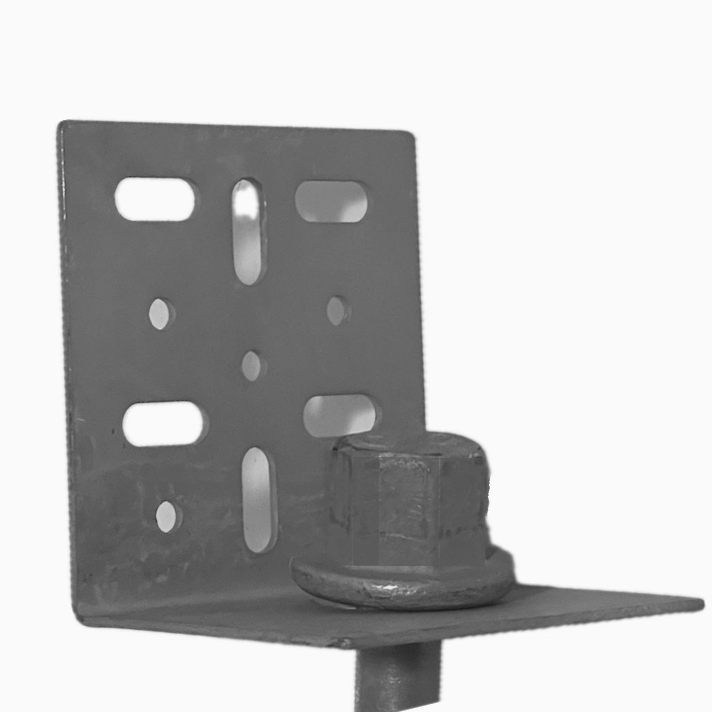 GroundGrabba | Multi L Bracket | Adapt to Pipes, Walls, Frames & More | 3.5mm Mild Steel | Hot Dip Galvanised