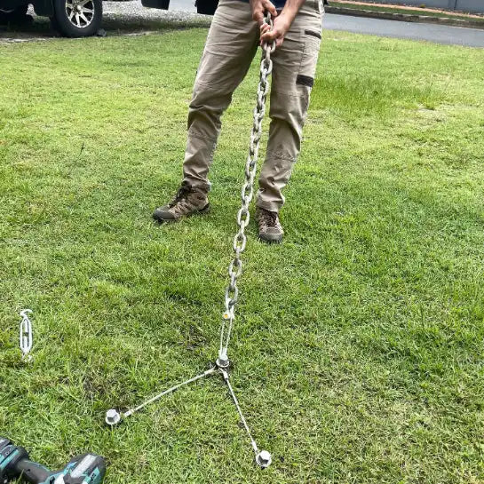 Cable Tie Downs | 400x6mm | Dual End Loops | Trampoline bases | Swing sets | Horse Jumps