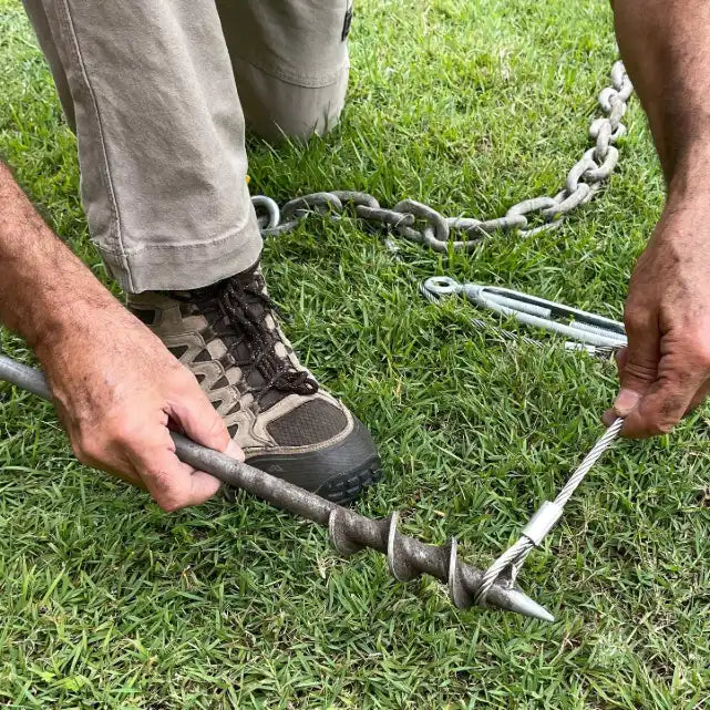 Cable Tie Downs | 400x6mm | Dual End Loops | Trampoline bases | Swing sets | Horse Jumps